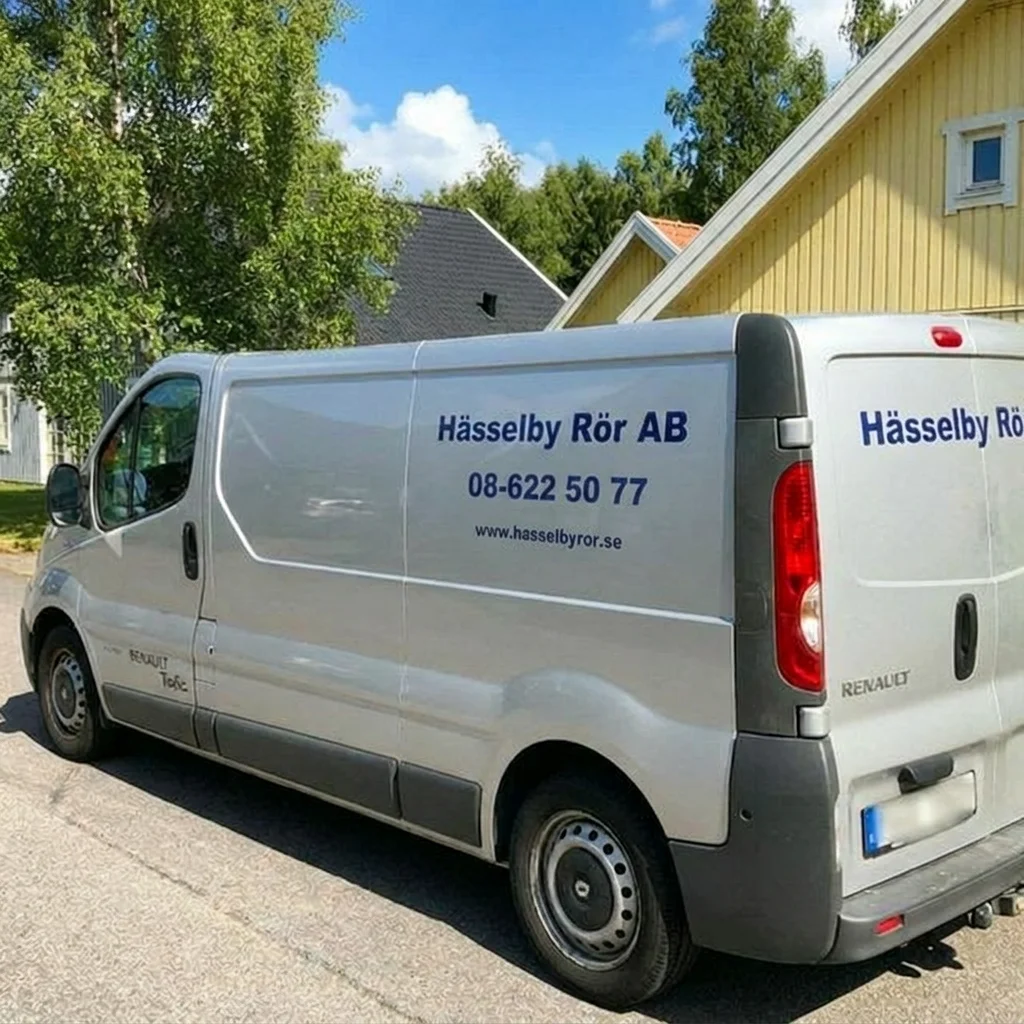 Hässelby Rör servicebil i Västerort